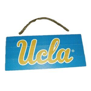 UCLA Bruins University Wall Wood Sing New Ncaa 10 x 4.5 inches